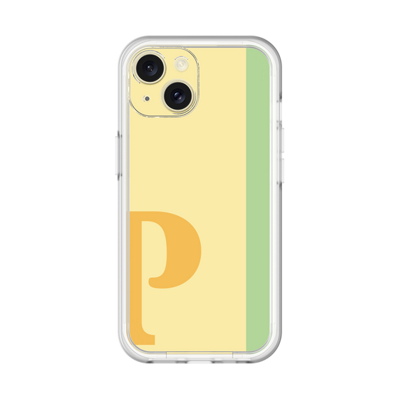 Slim Protection Premium Case［ オリジナル - initial color line - P yellow ］