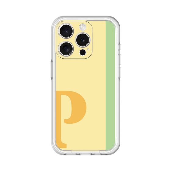Slim Protection Premium Case［ オリジナル - initial color line - P yellow ］