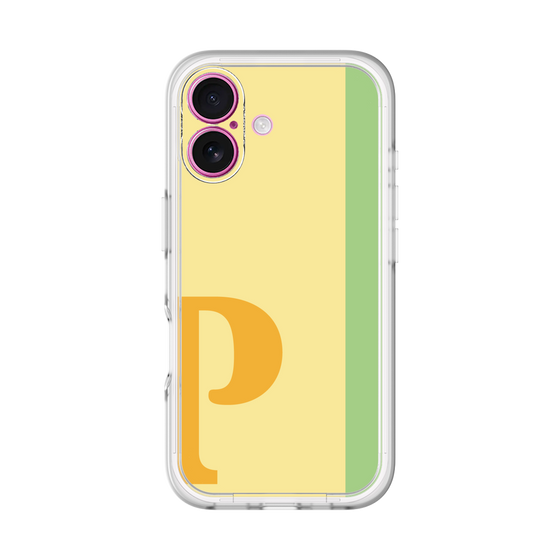 Slim Protection Premium Case［ オリジナル - initial color line - P yellow ］