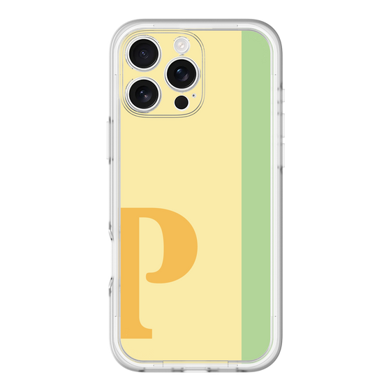 Slim Protection Premium Case［ オリジナル - initial color line - P yellow ］