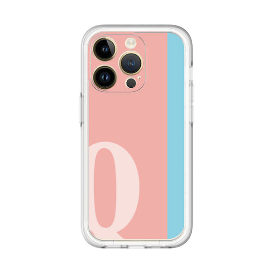 Slim Protection Premium Case［ オリジナル - initial color line - Q pink ］