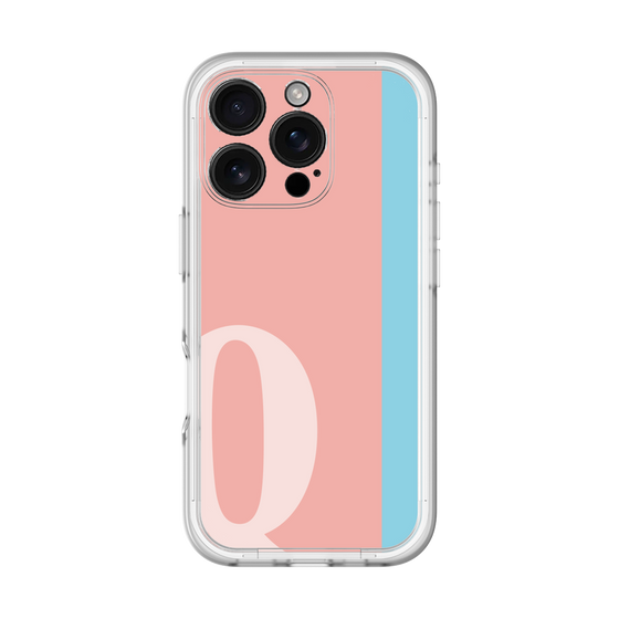 Slim Protection Premium Case［ オリジナル - initial color line - Q pink ］