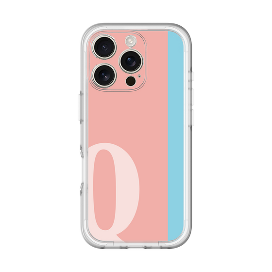Slim Protection Premium Case［ オリジナル - initial color line - Q pink ］