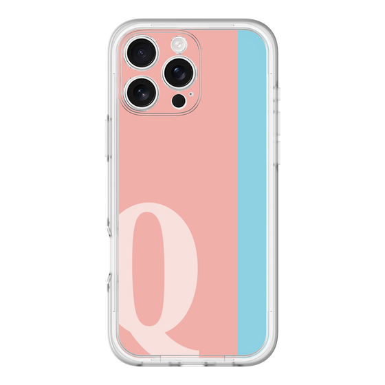 Slim Protection Premium Case［ オリジナル - initial color line - Q pink ］