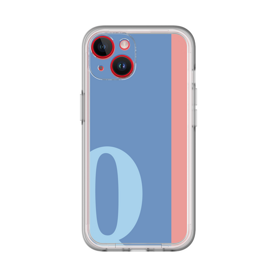 Slim Protection Premium Case［ オリジナル - initial color line - Q blue ］