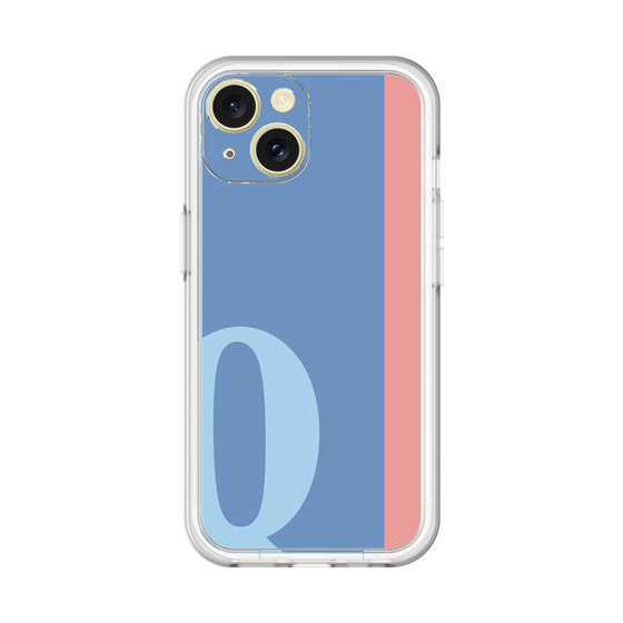 Slim Protection Premium Case［ オリジナル - initial color line - Q blue ］