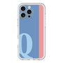 Slim Protection Premium Case［ オリジナル - initial color line - Q blue ］