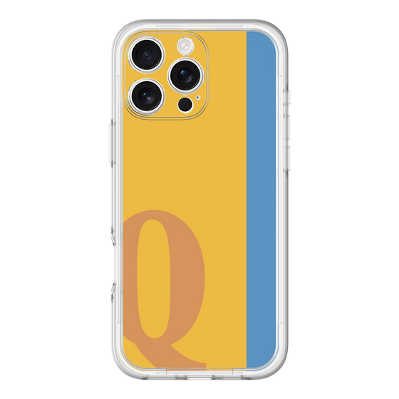 Slim Protection Premium Case［ オリジナル - initial color line - Q orange ］