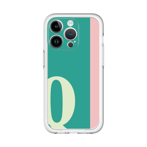 Slim Protection Premium Case［ オリジナル - initial color line - Q green ］