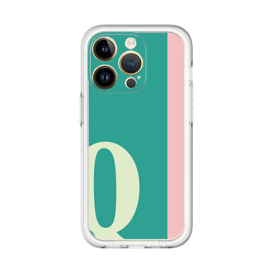 Slim Protection Premium Case［ オリジナル - initial color line - Q green ］