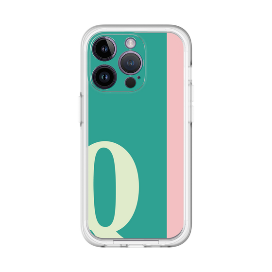 Slim Protection Premium Case［ オリジナル - initial color line - Q green ］