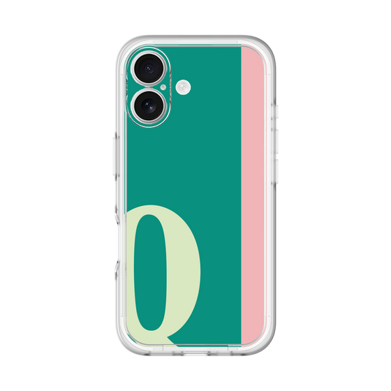 Slim Protection Premium Case［ オリジナル - initial color line - Q green ］
