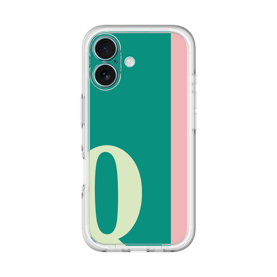 Slim Protection Premium Case［ オリジナル - initial color line - Q green ］