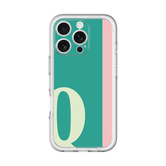 Slim Protection Premium Case［ オリジナル - initial color line - Q green ］