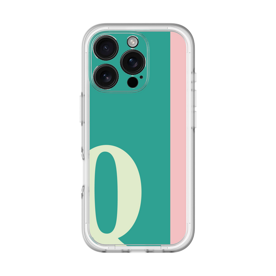 Slim Protection Premium Case［ オリジナル - initial color line - Q green ］