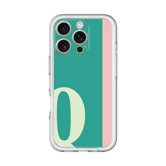 Slim Protection Premium Case［ オリジナル - initial color line - Q green ］