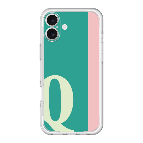 Slim Protection Premium Case［ オリジナル - initial color line - Q green ］