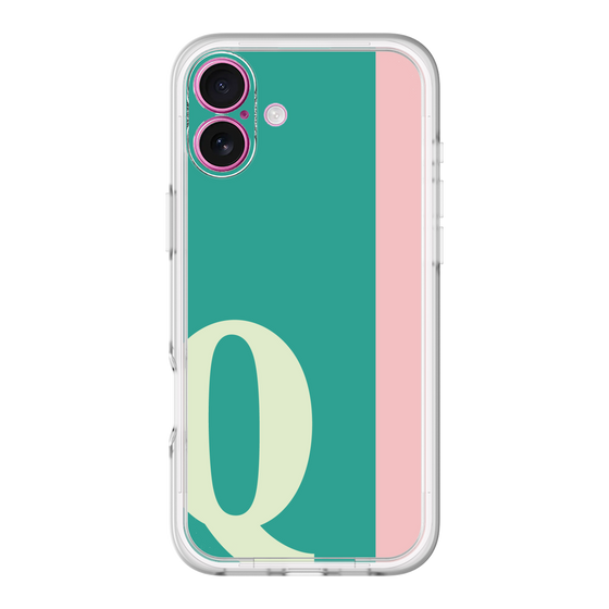 Slim Protection Premium Case［ オリジナル - initial color line - Q green ］