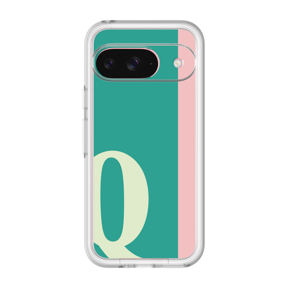 Slim Protection Premium Case［ オリジナル - initial color line - Q green ］