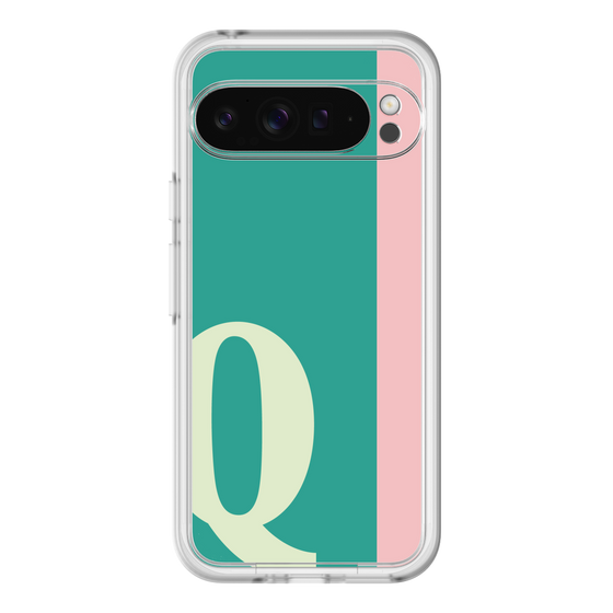 Slim Protection Premium Case［ オリジナル - initial color line - Q green ］