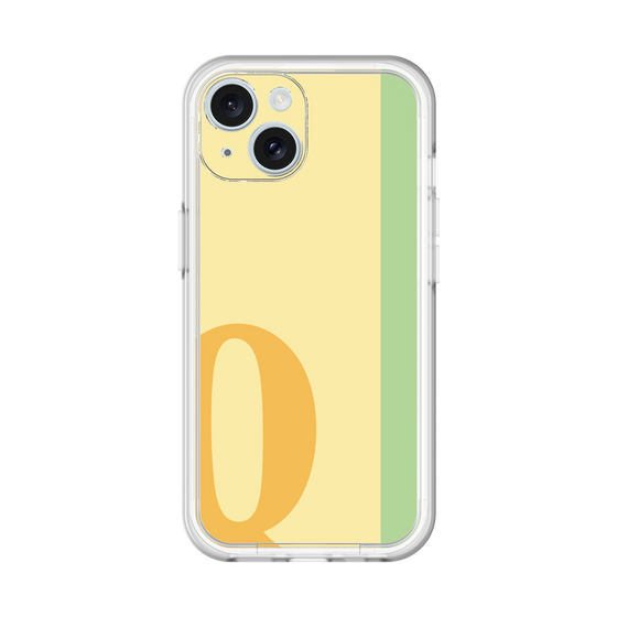 Slim Protection Premium Case［ オリジナル - initial color line - Q yellow ］