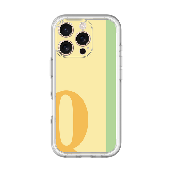 Slim Protection Premium Case［ オリジナル - initial color line - Q yellow ］