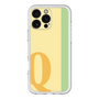 Slim Protection Premium Case［ オリジナル - initial color line - Q yellow ］