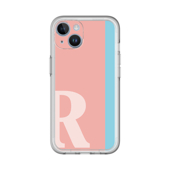 Slim Protection Premium Case［ オリジナル - initial color line - R pink ］