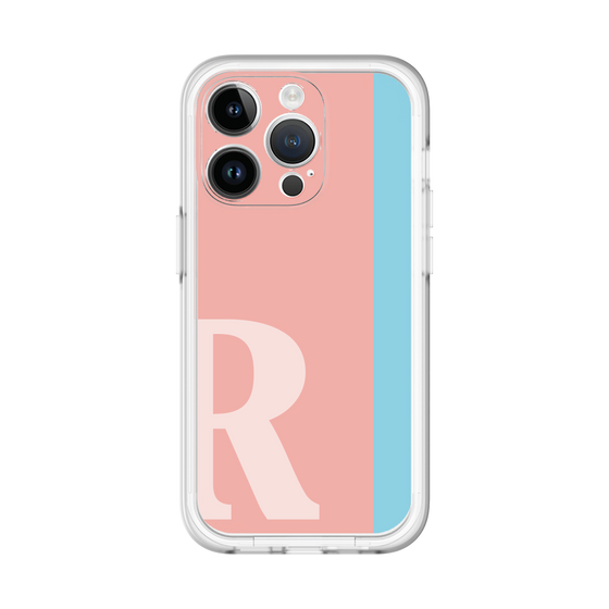 Slim Protection Premium Case［ オリジナル - initial color line - R pink ］