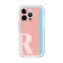 Slim Protection Premium Case［ オリジナル - initial color line - R pink ］