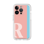 Slim Protection Premium Case［ オリジナル - initial color line - R pink ］