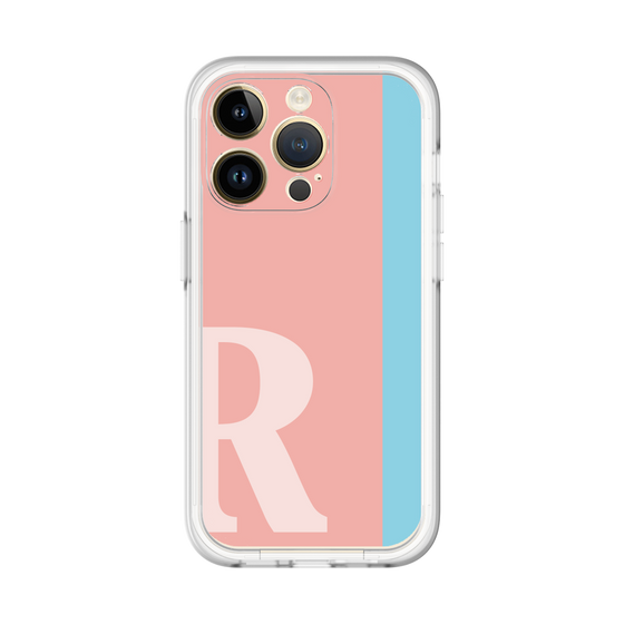 Slim Protection Premium Case［ オリジナル - initial color line - R pink ］