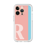 Slim Protection Premium Case［ オリジナル - initial color line - R pink ］