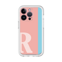 Slim Protection Premium Case［ オリジナル - initial color line - R pink ］