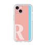Slim Protection Premium Case［ オリジナル - initial color line - R pink ］