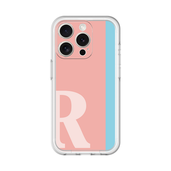Slim Protection Premium Case［ オリジナル - initial color line - R pink ］
