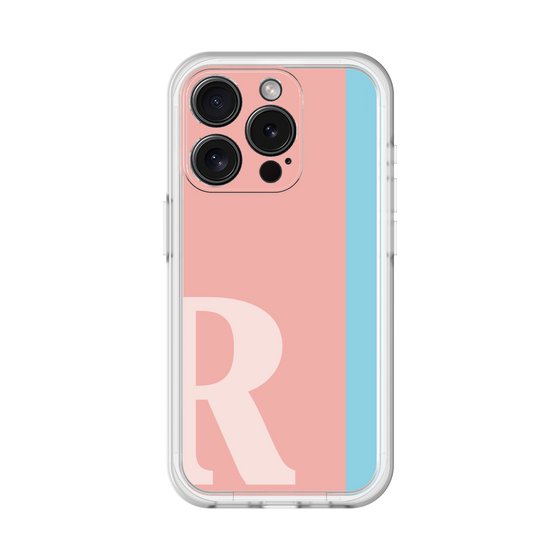Slim Protection Premium Case［ オリジナル - initial color line - R pink ］
