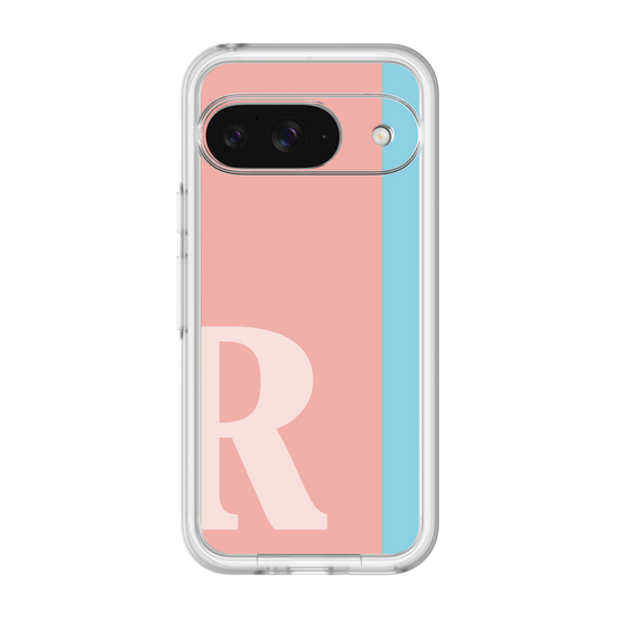 Slim Protection Premium Case［ オリジナル - initial color line - R pink ］