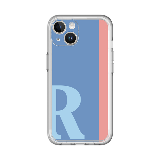 Slim Protection Premium Case［ オリジナル - initial color line - R blue ］