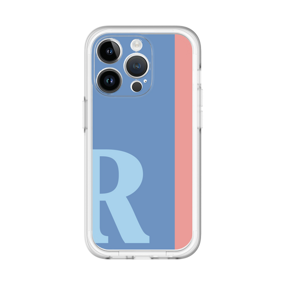 Slim Protection Premium Case［ オリジナル - initial color line - R blue ］