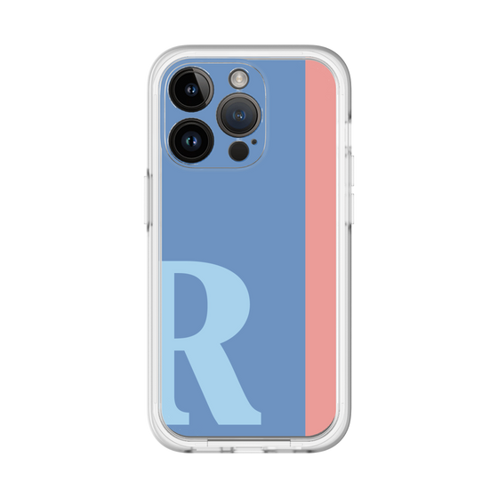Slim Protection Premium Case［ オリジナル - initial color line - R blue ］