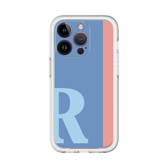 Slim Protection Premium Case［ オリジナル - initial color line - R blue ］