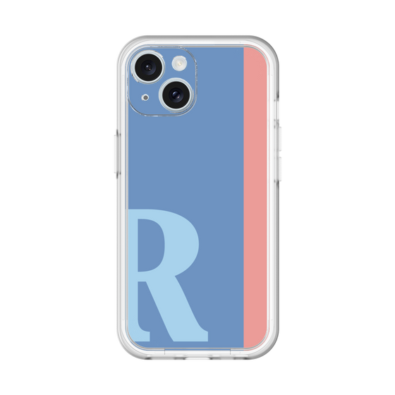 Slim Protection Premium Case［ オリジナル - initial color line - R blue ］
