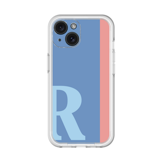 Slim Protection Premium Case［ オリジナル - initial color line - R blue ］