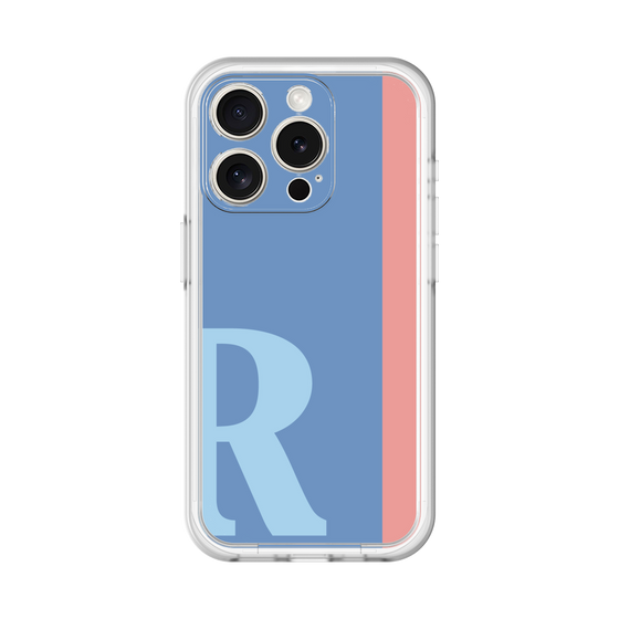 Slim Protection Premium Case［ オリジナル - initial color line - R blue ］