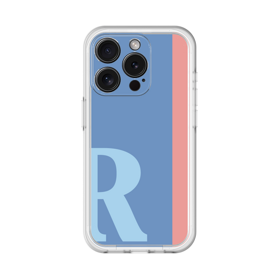 Slim Protection Premium Case［ オリジナル - initial color line - R blue ］