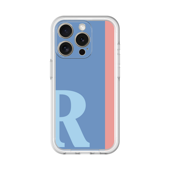 Slim Protection Premium Case［ オリジナル - initial color line - R blue ］