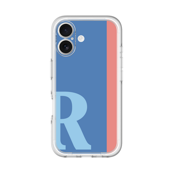 Slim Protection Premium Case［ オリジナル - initial color line - R blue ］