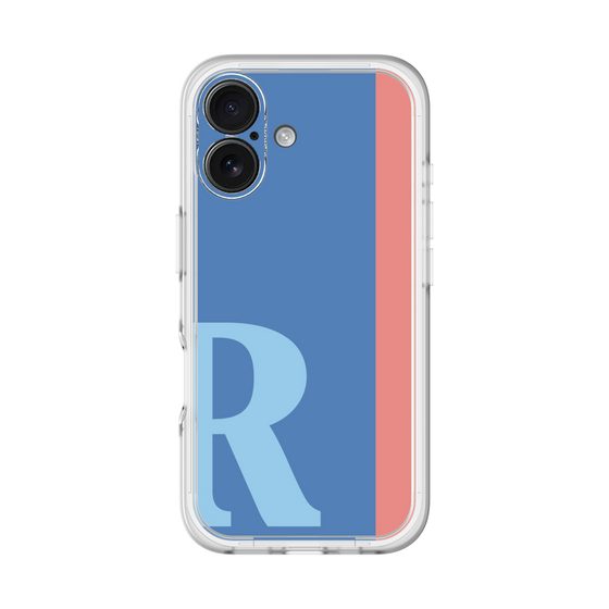 Slim Protection Premium Case［ オリジナル - initial color line - R blue ］