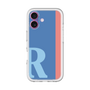 Slim Protection Premium Case［ オリジナル - initial color line - R blue ］